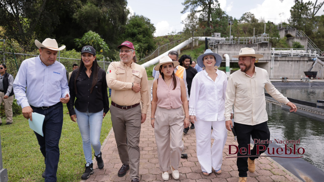 GOBERNADOR ALFREDO BEDOLLA SUPERVISA LA PLANTA TRATADORA SAN ANTONIO